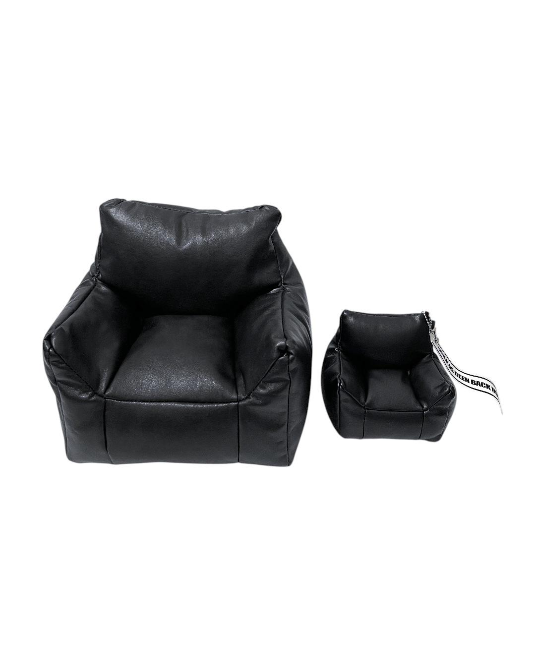 FLASIER TOM Mini Mini Bean Bag Keyring (French Black)