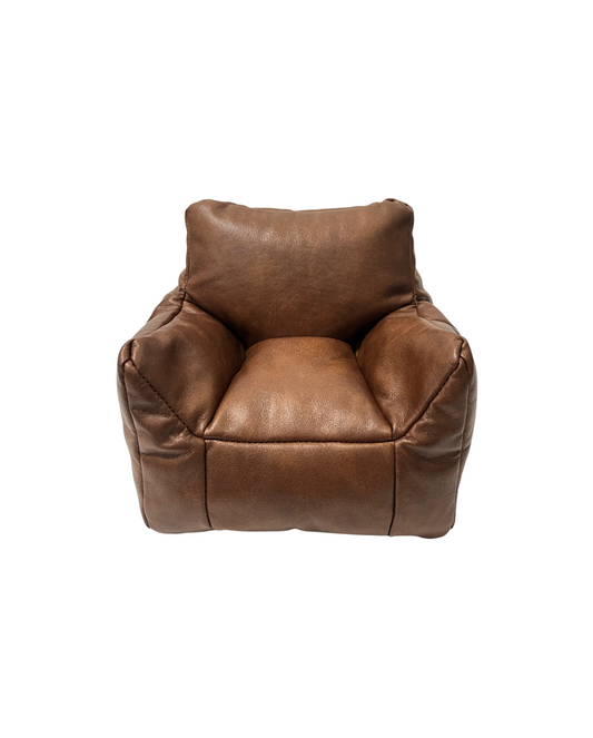 FLASIER TOM Mini Bean Bag Cushion (Vintage Brown)