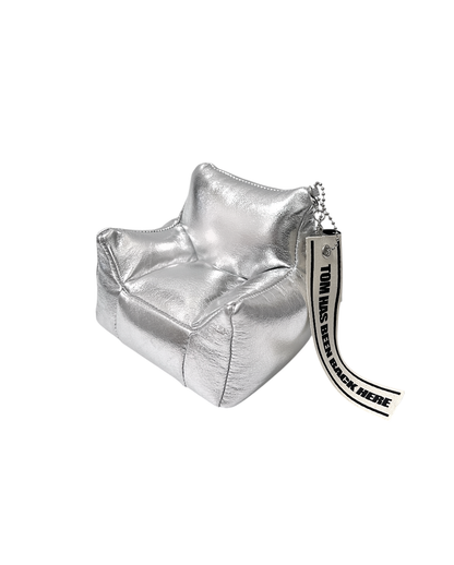 FLASIER TOM  Mini Mini Bean Bag Keyring (Silver)