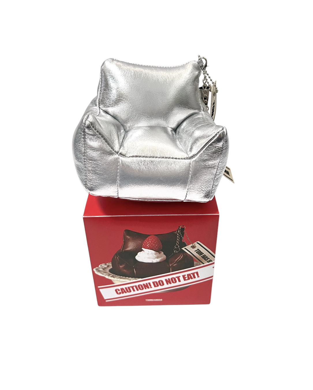 FLASIER TOM  Mini Mini Bean Bag Keyring (Silver)