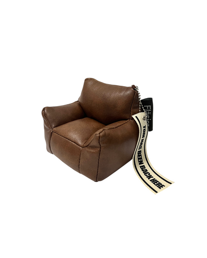 FLASIER TOM  Mini Mini Bean Bag Keyring (Vintage Brown)