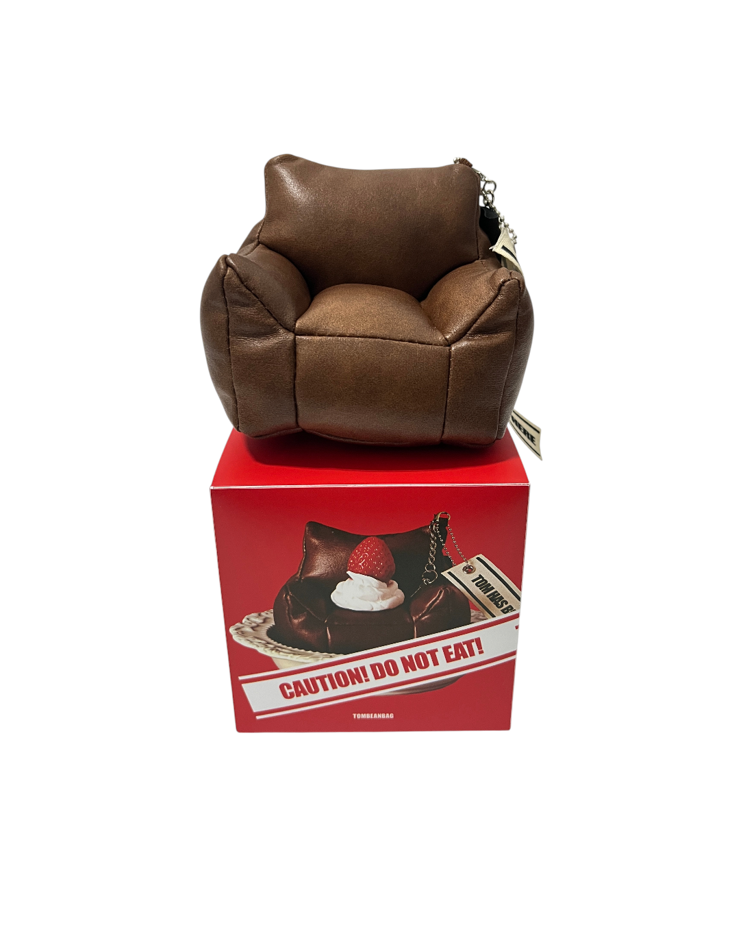 FLASIER TOM  Mini Mini Bean Bag Keyring (Vintage Brown)